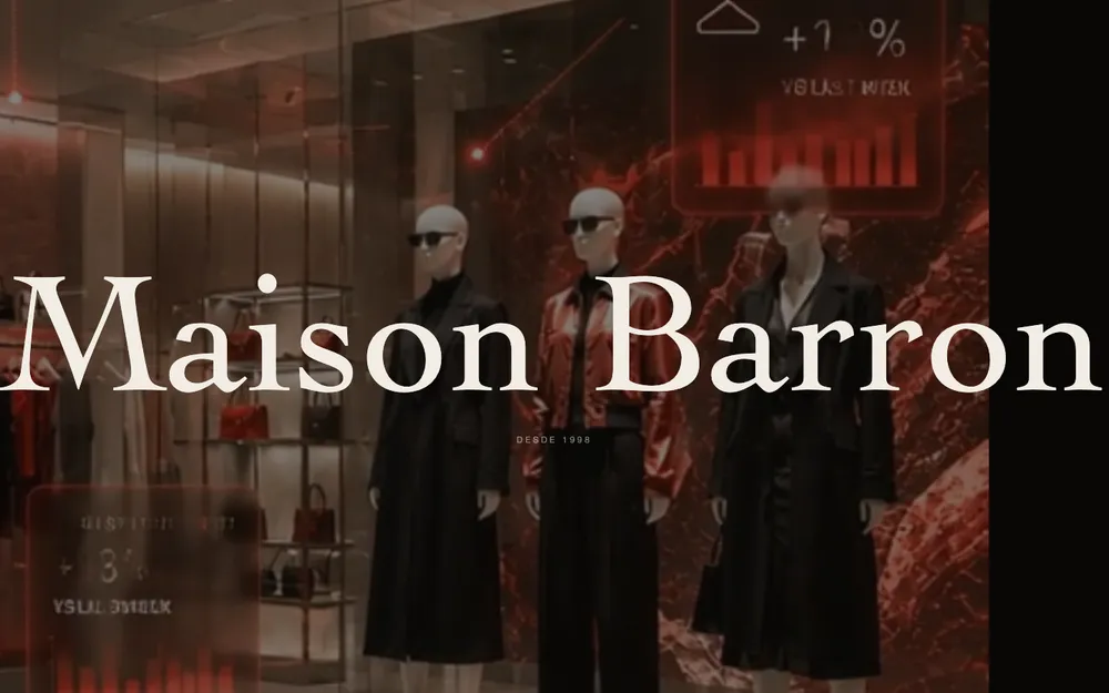 Homepage of the Maison Barron website